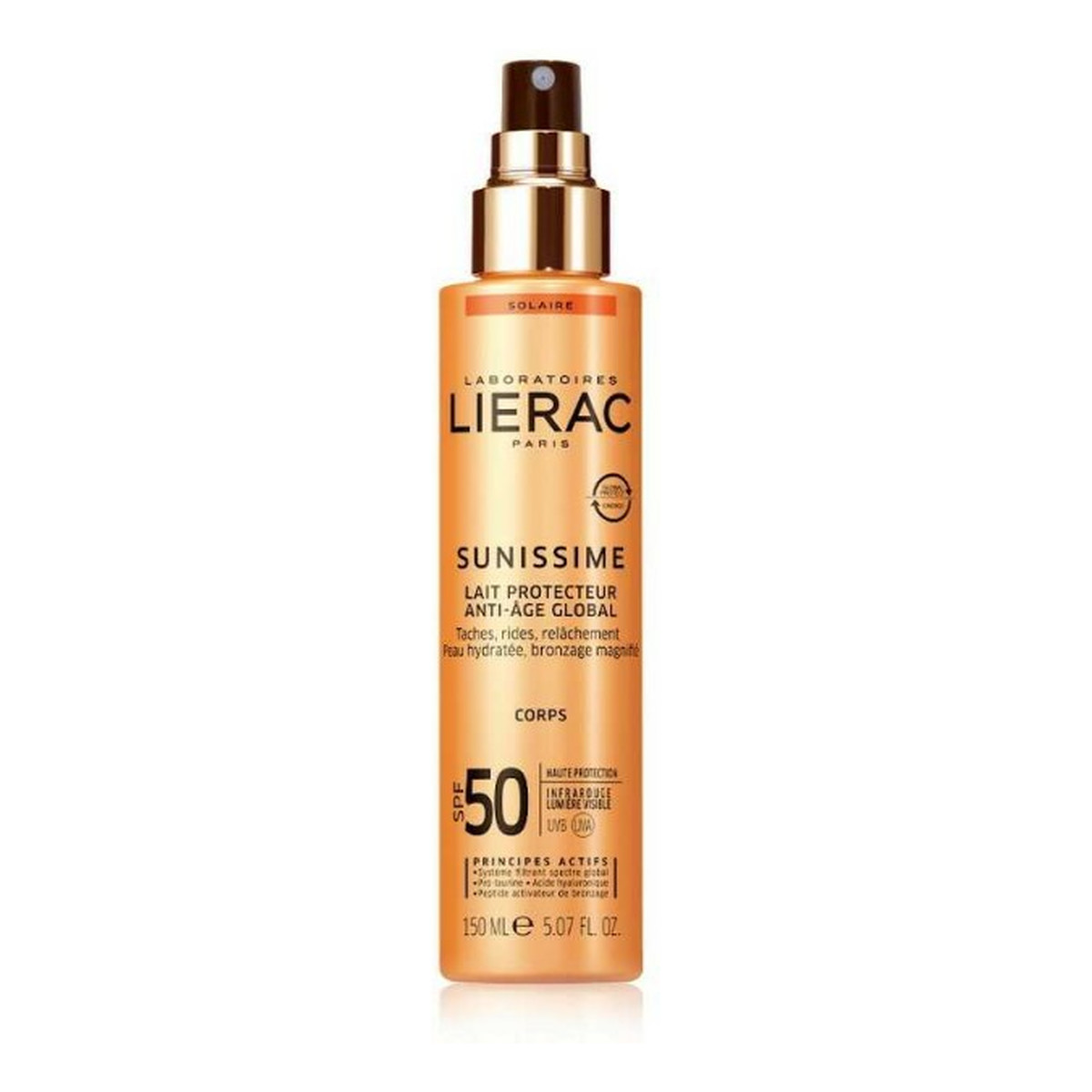 Lierac Sunissime Mleczko ochronne do ciała SPF50+ 150ml