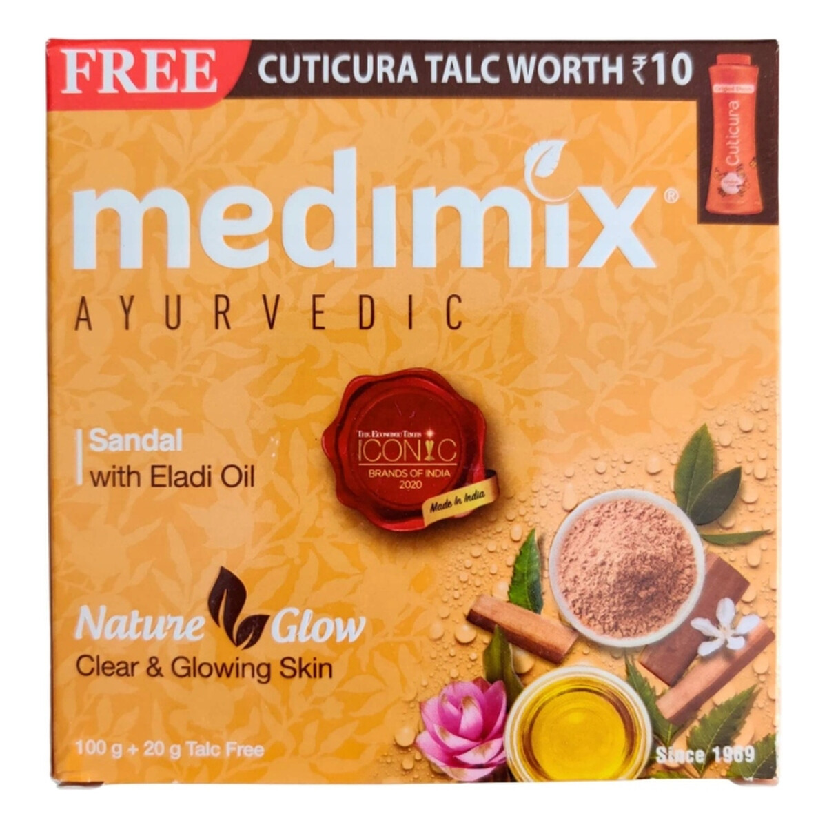 Medimix Mydło sandałowe z olejkiem Eladi na niedoskonałości 120g