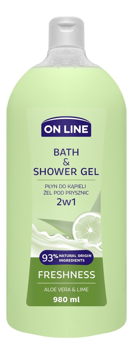 Żel i płyn do kąpieli 2w1 Freshness