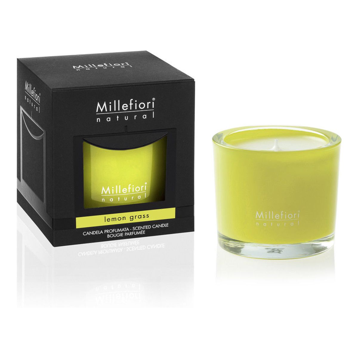 Millefiori Natural świeca zapachowa Lemon Grass 180g