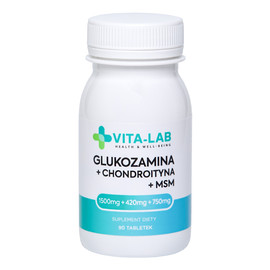 Suplement diety glukozamina + chondroityna + msm, n90
