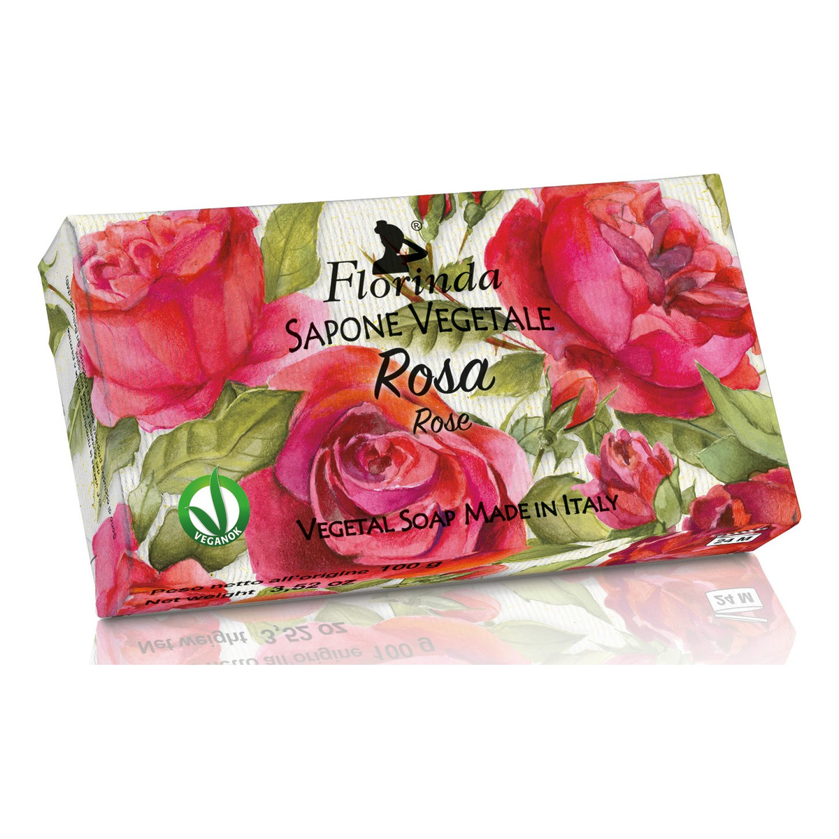Florinda Mydło w kostce róża 100g