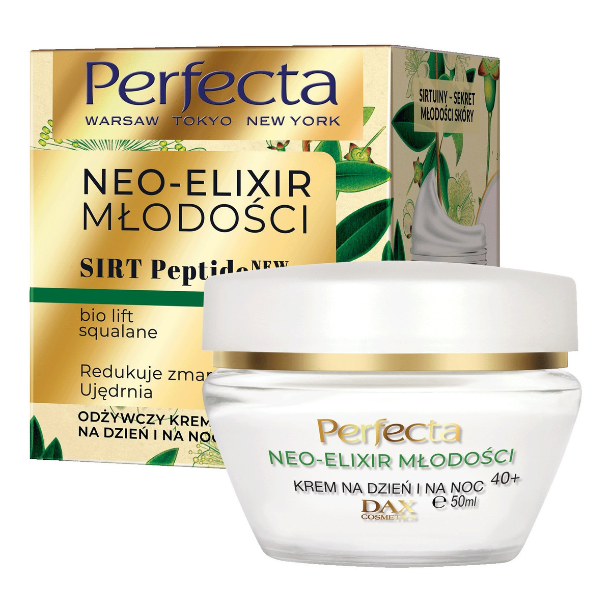 Perfecta Neo-Elixir Młodości Odżywczy Krem na dzień i na noc 40+ 50ml
