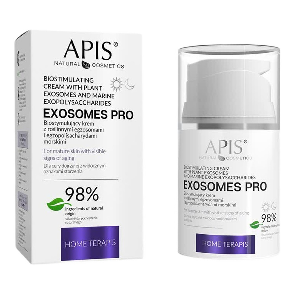 Apis Exosomes Pro biostymulujący Krem z roślinnymi egzosomami 50ml