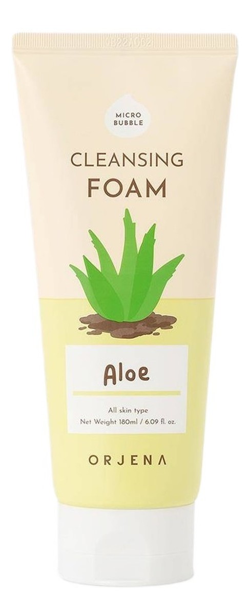 Cleansing foam aloe kojąco-nawilżająca pianka do mycia twarzy