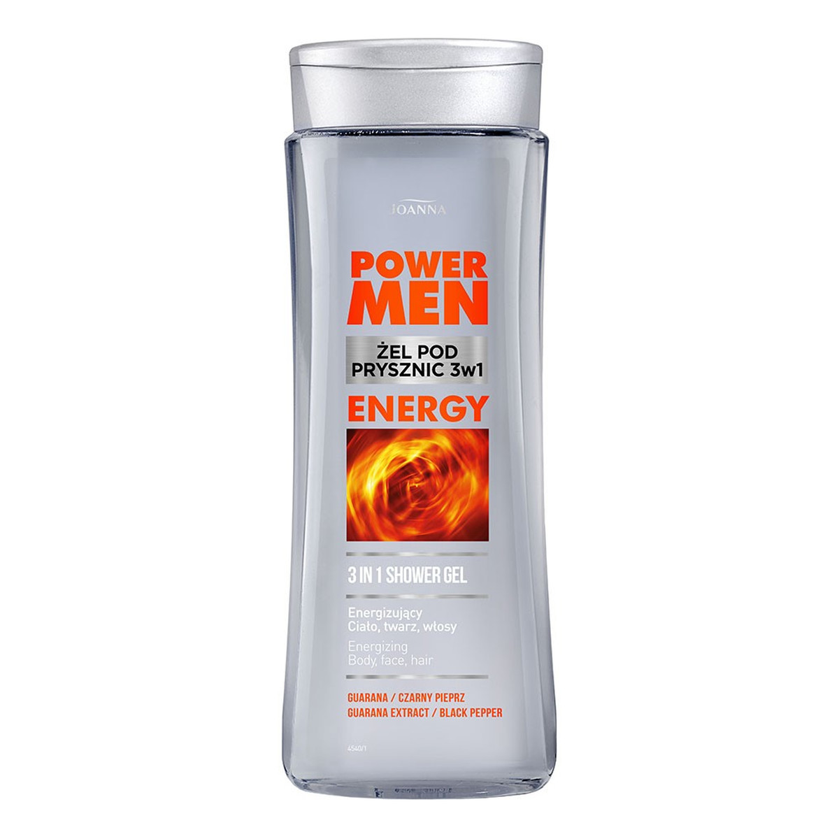 Joanna Power Men Żel Pod Prysznic Czarny Pieprz i Guarana 300ml