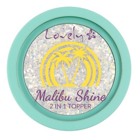 Malibu shine glitterowy topper 2w1 1
