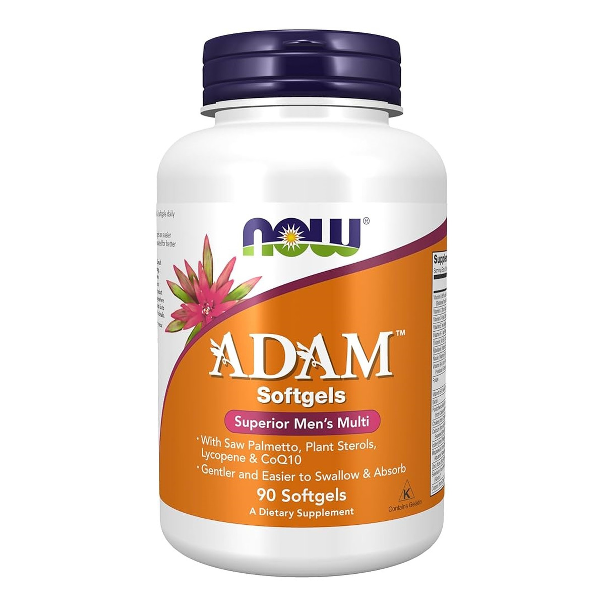 Now Foods Adam witaminy dla mężczyzn suplement diety 90 miękkich kapsułek