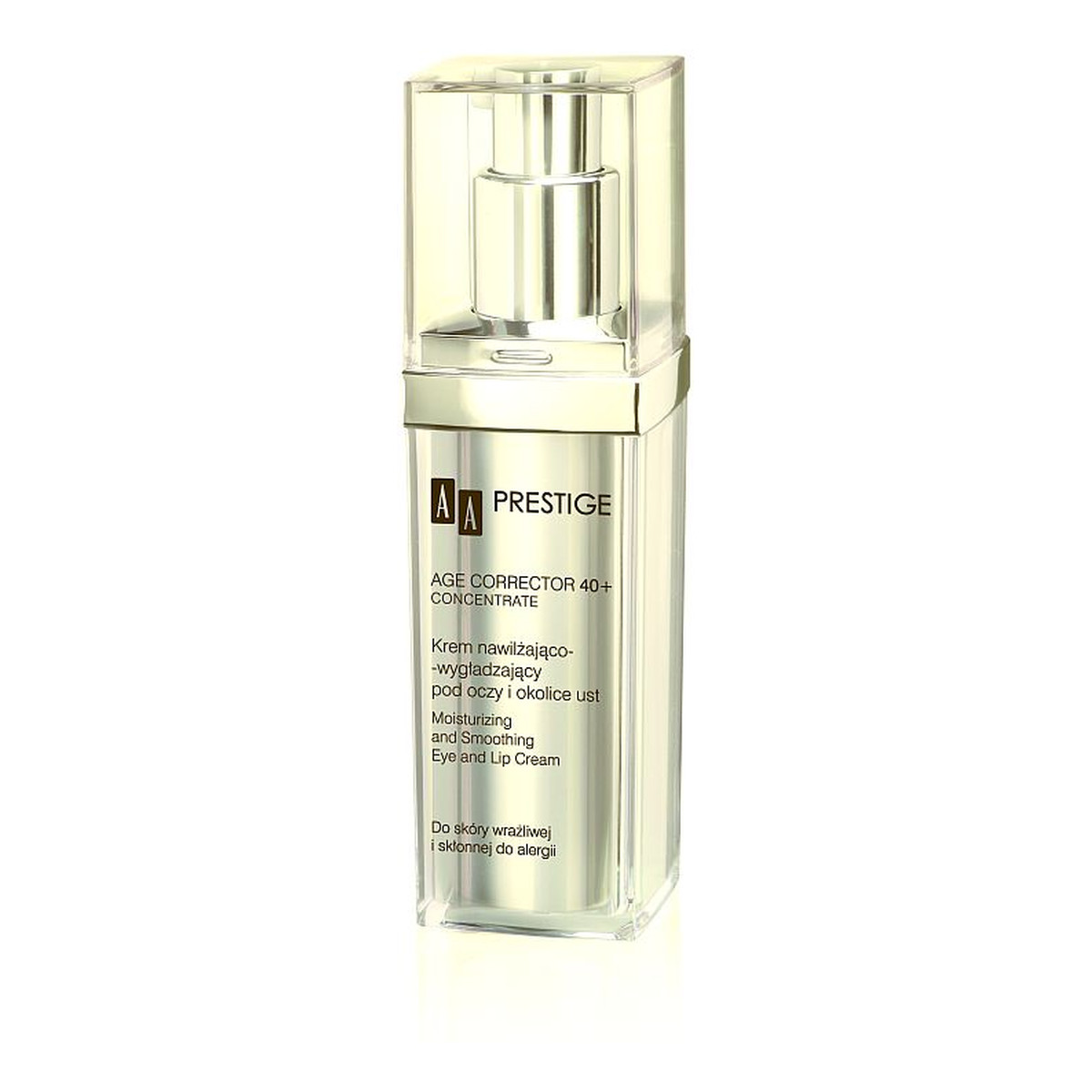 AA Prestige Age Corrector Concentrate 40+ Krem Nawilżająco - Wygładzający Pod Oczy i Na Okolice Ust 30ml