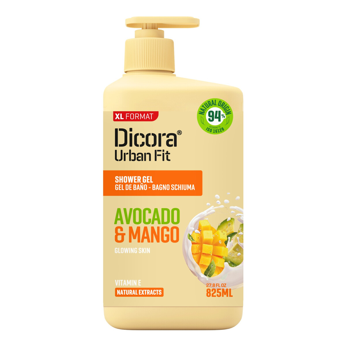 Dicora Urban Fit Żel pod prysznic Awokado i Mango 825ml