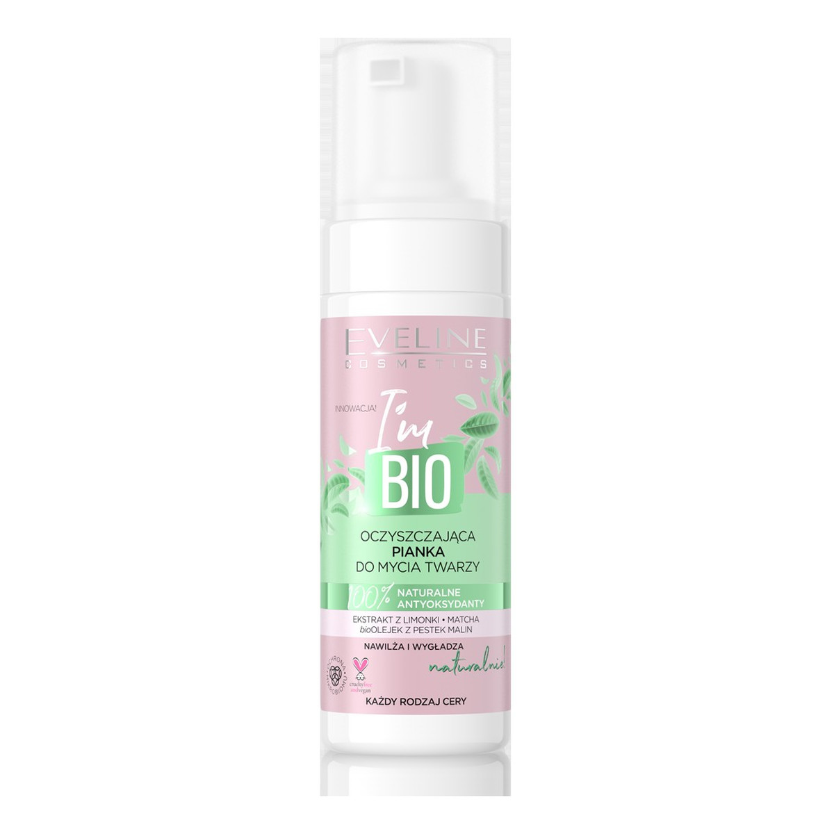 Eveline I'm Bio Oczyszczająca pianka do mycia twarz 150ml