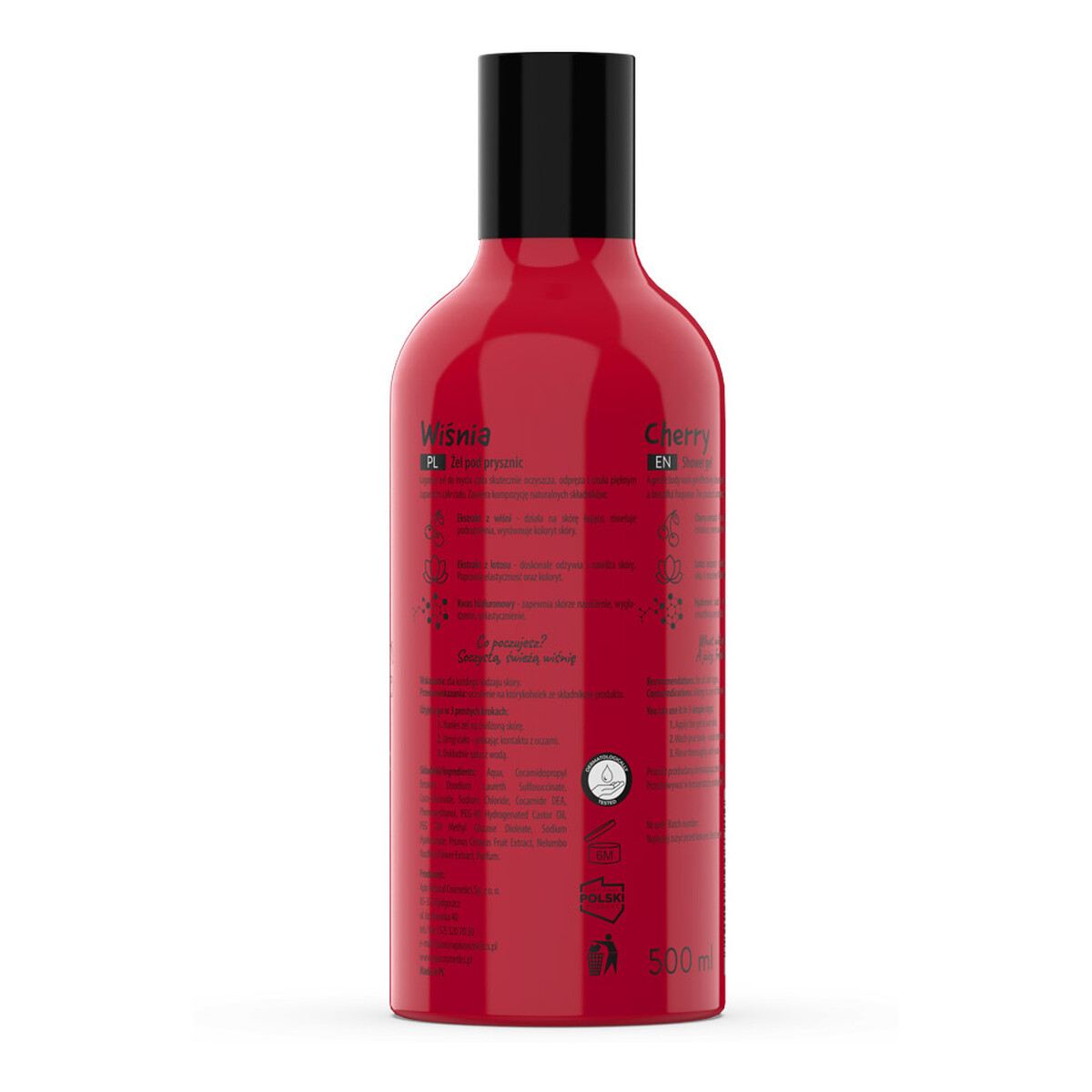 Apis Fruit Shot Żel pod prysznic wiśnia 500ml