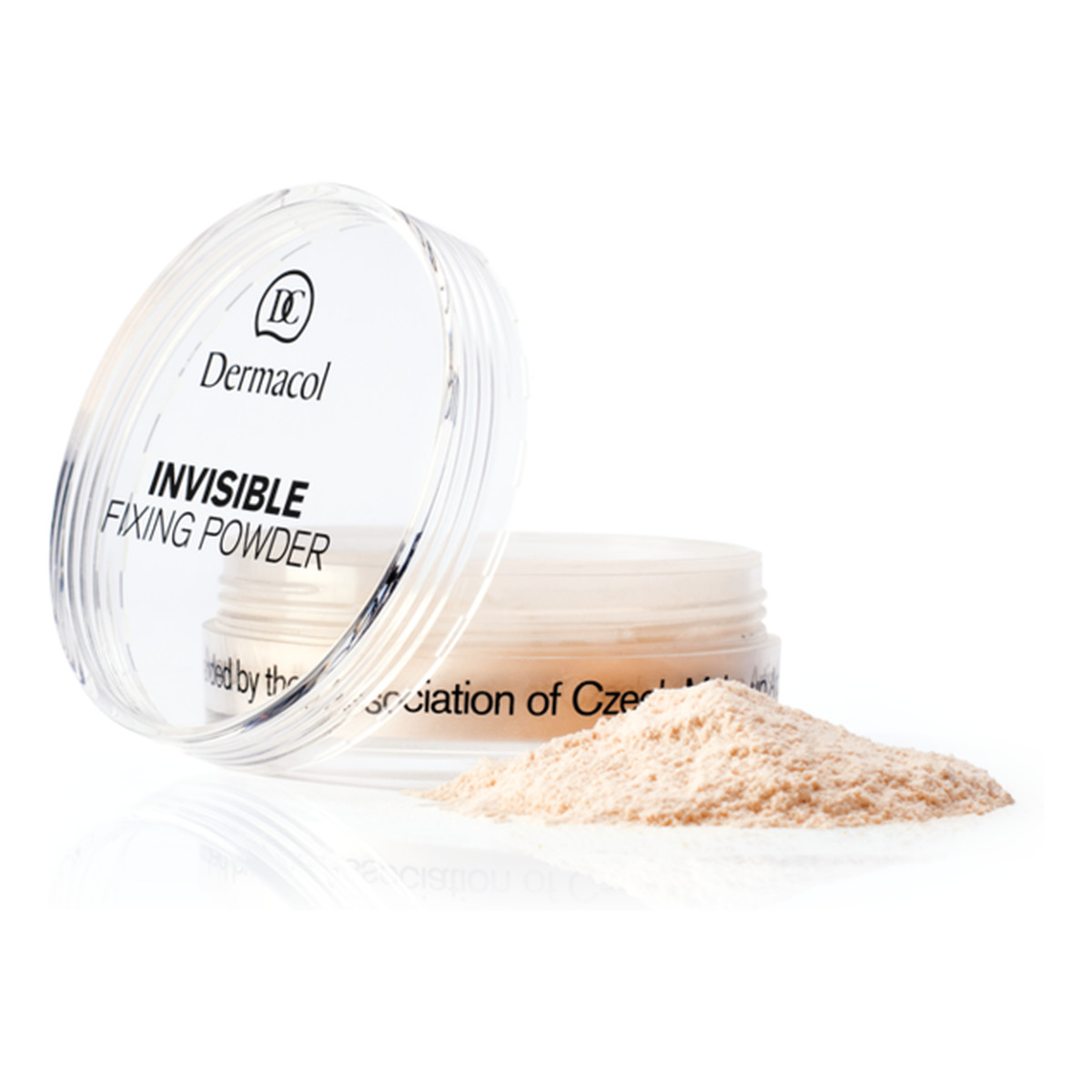 Dermacol INVISIBLE FIXING POWDER Transparentny puder dla dokładnego zmatowienia skóry 13g
