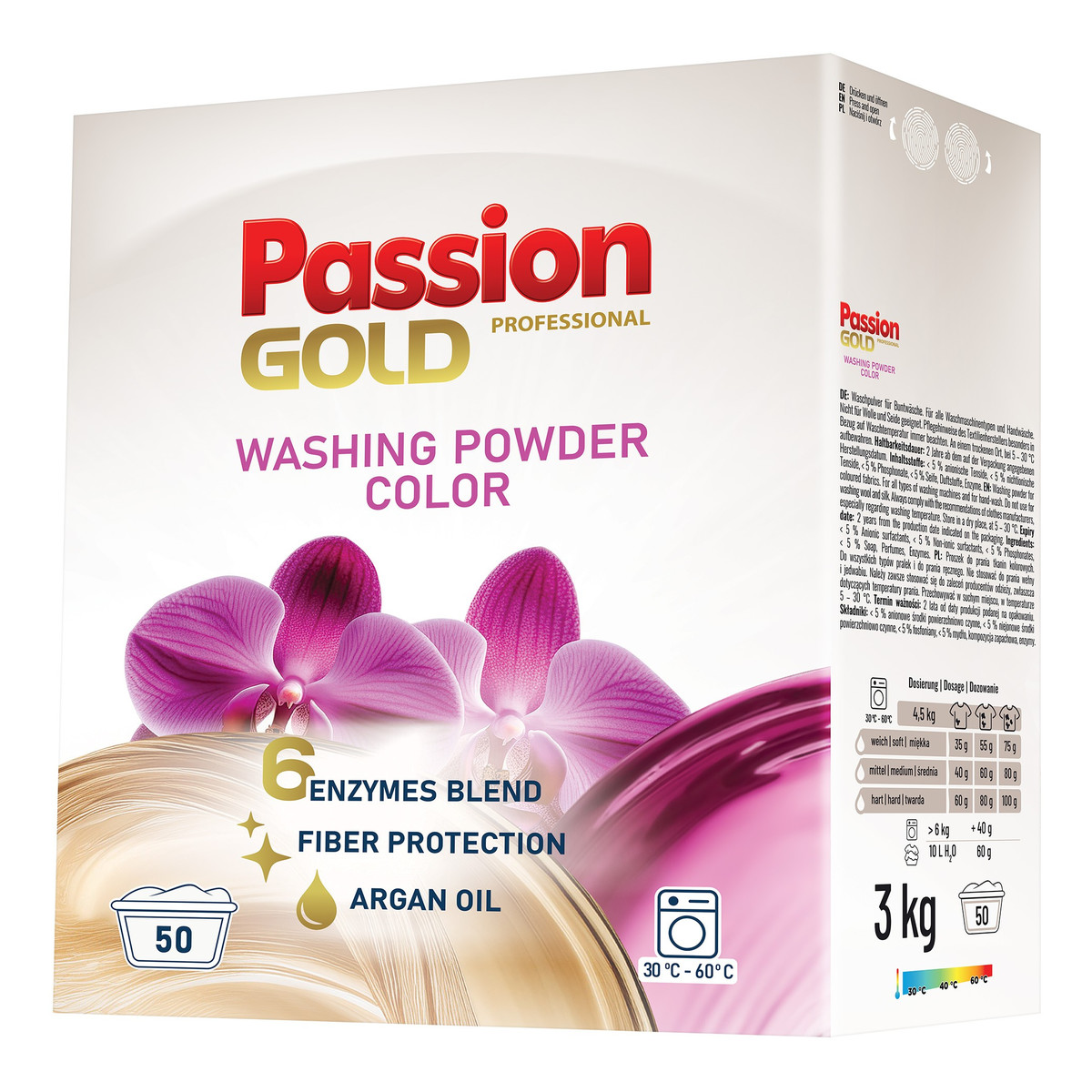 Passion Gold Proszek do prania Kolor 60 prań 3kg