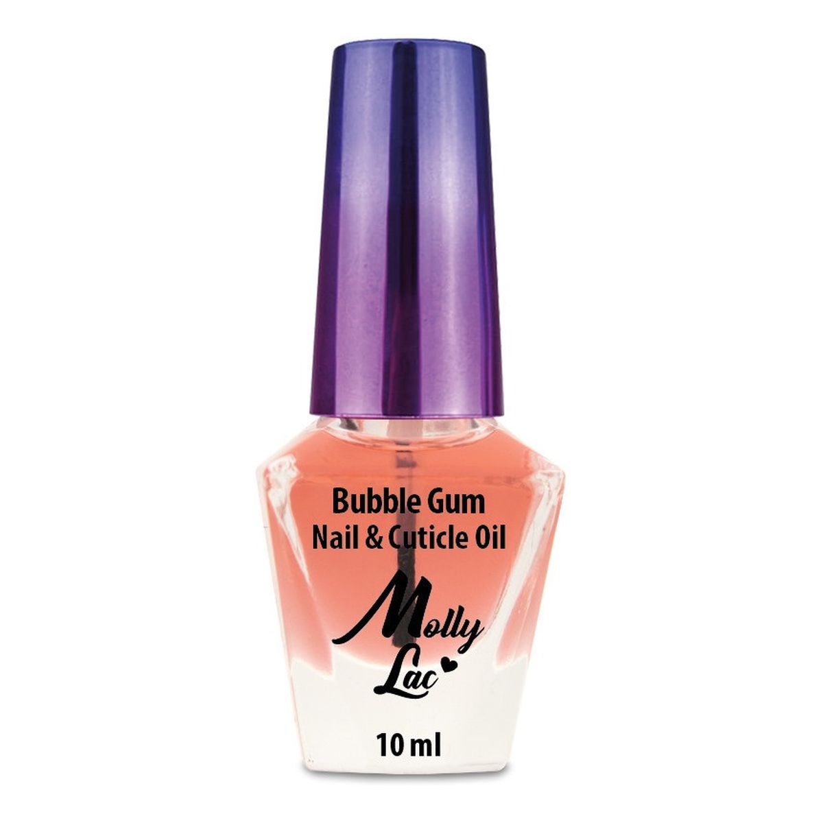 Mollylac Nail cuticle oil oliwka do skórek i paznokci bubble gum 10ml