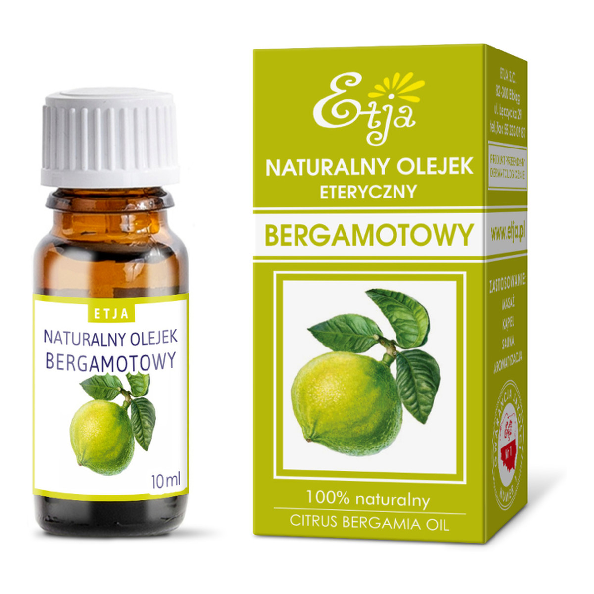 Etja Olejek eteryczny bergamotka 10ml
