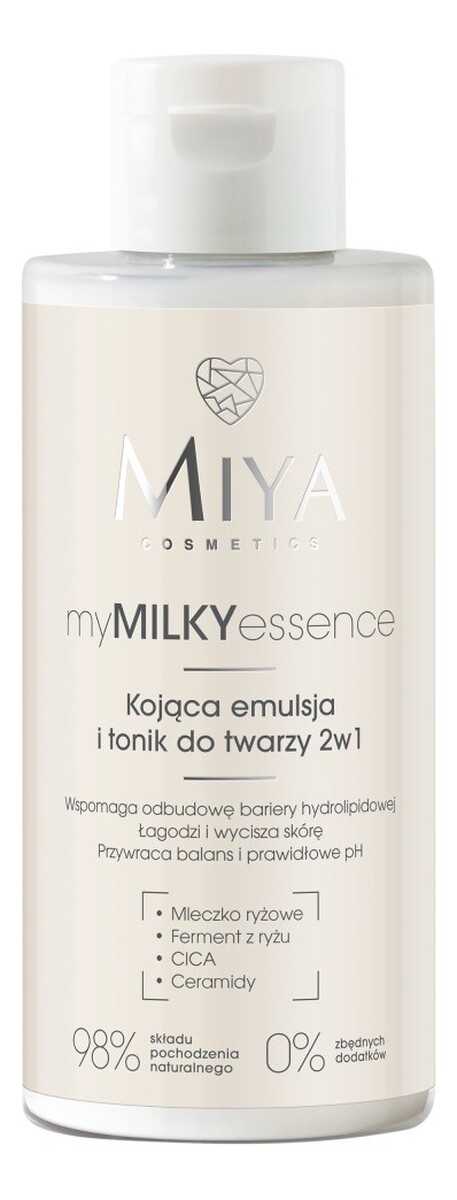 Kojąca emulsja i tonik do twarzy 2w1