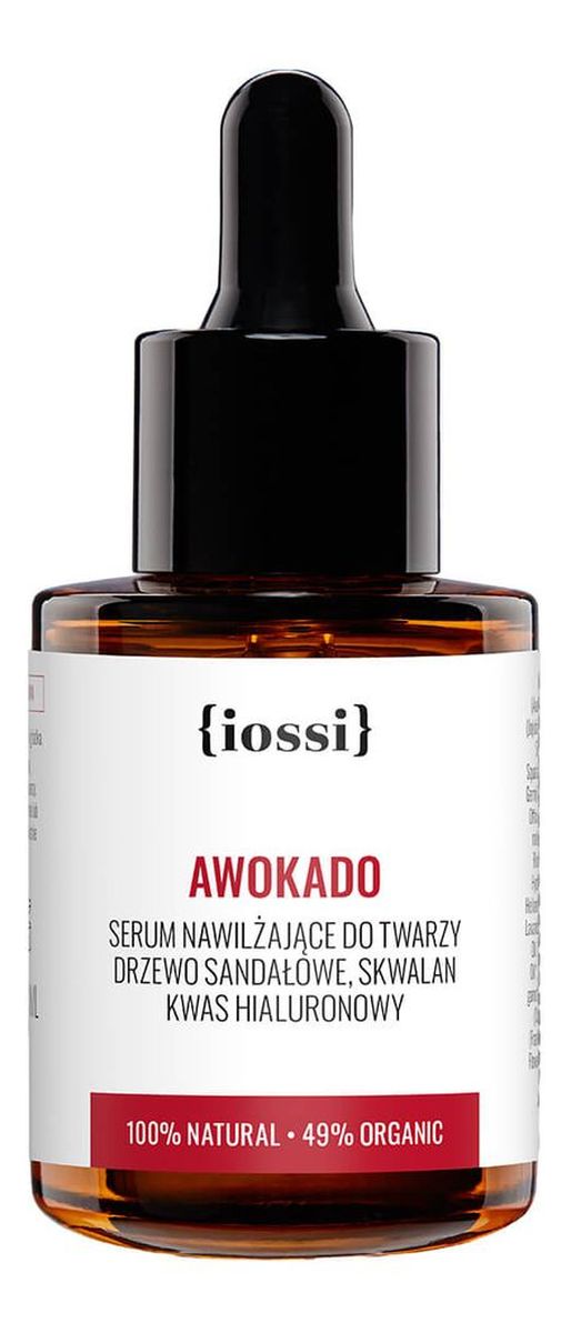 Serum Do Twarzy Olej Awokado Drzewo Sandałowe Kwas Hialuronowy