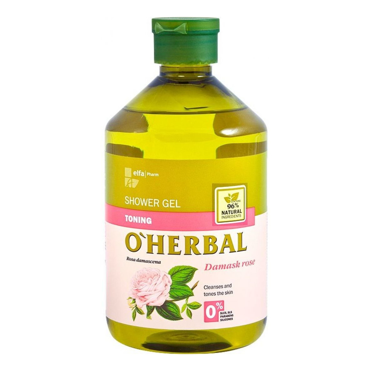 O'Herbal Żel pod prysznic Róża Damasceńska Tonizujący 500ml