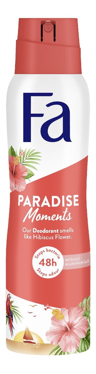 Dezodorant w sprayu o zapachu kwiatu hibiskusa