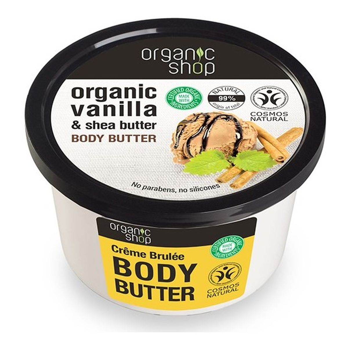 Organic Shop Krem Brulee Masło Do Ciała 250ml