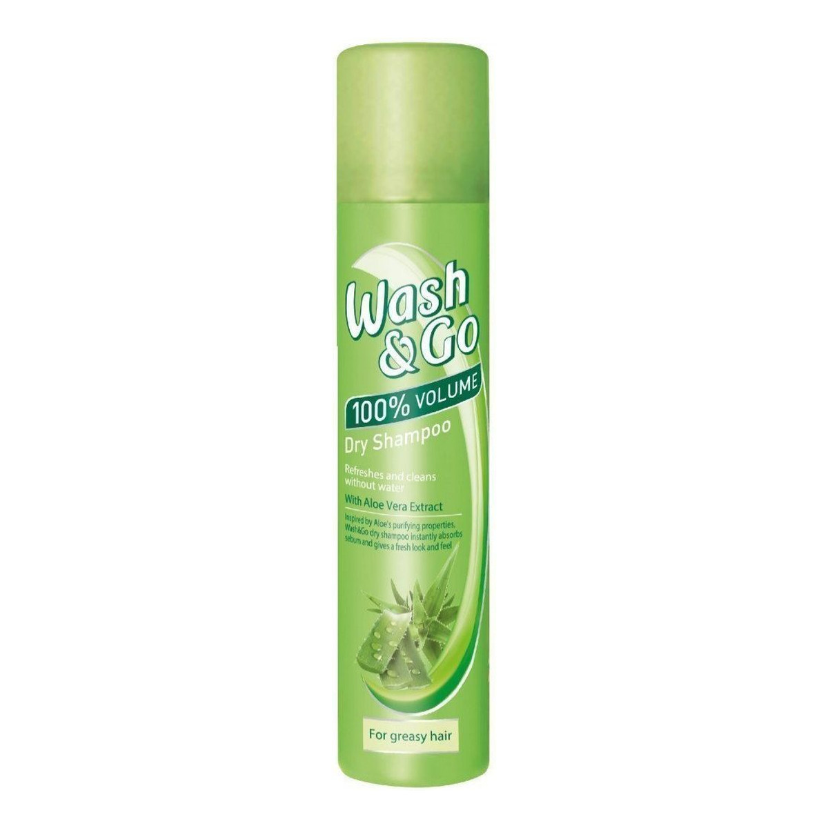 Wash&Go Suchy szampon do włosów przetłuszczających się z Aloesem 200ml