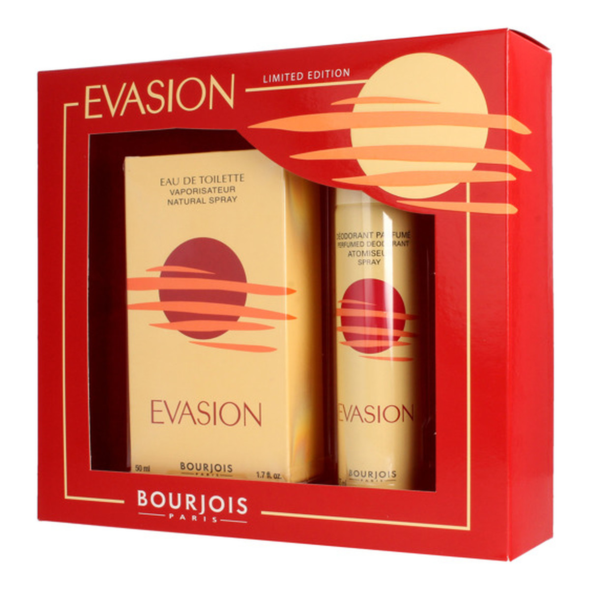 Bourjois Evasion Zestaw prezentowy (woda toaletowa 50ml+dezodorant 75ml)