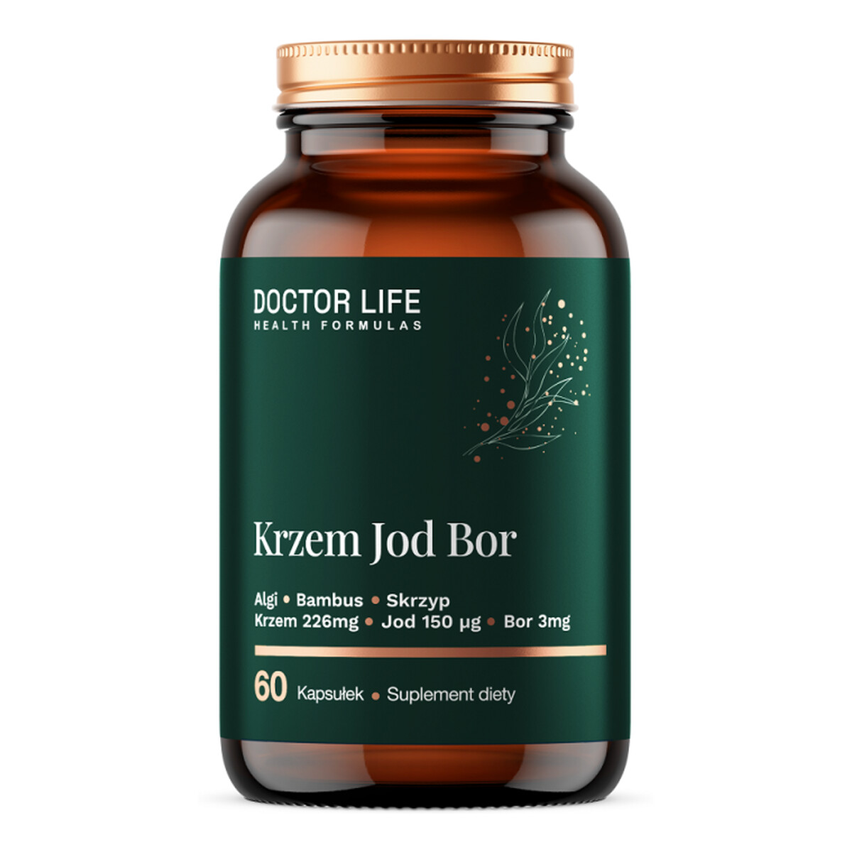 Doctor Life Krzem, Jod, Bor suplement diety 60 kapsułek