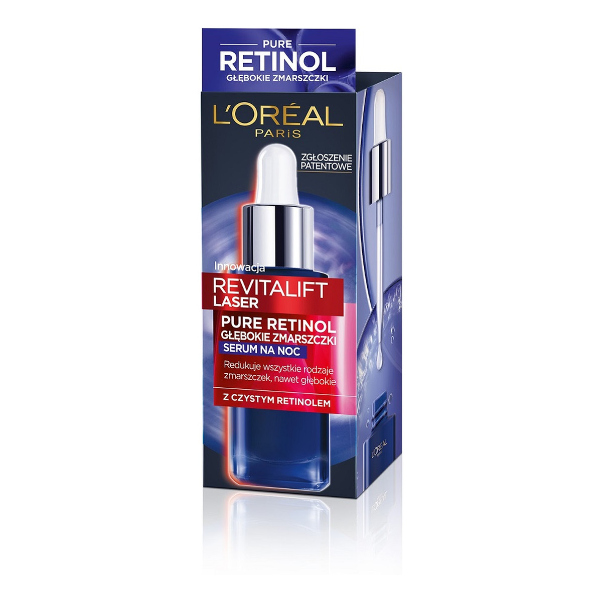 Loreal Revitalift Laser Pure Retinol Przeciwzmarszczkowe serum na noc 30ml