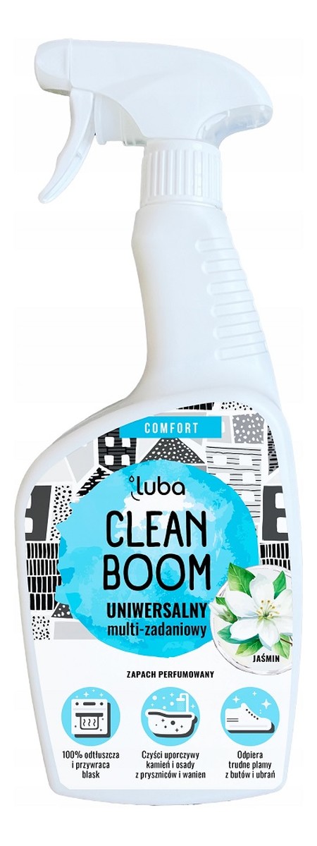 Comfort clean boom uniwersalny płyn do czyszczenia jaśmin
