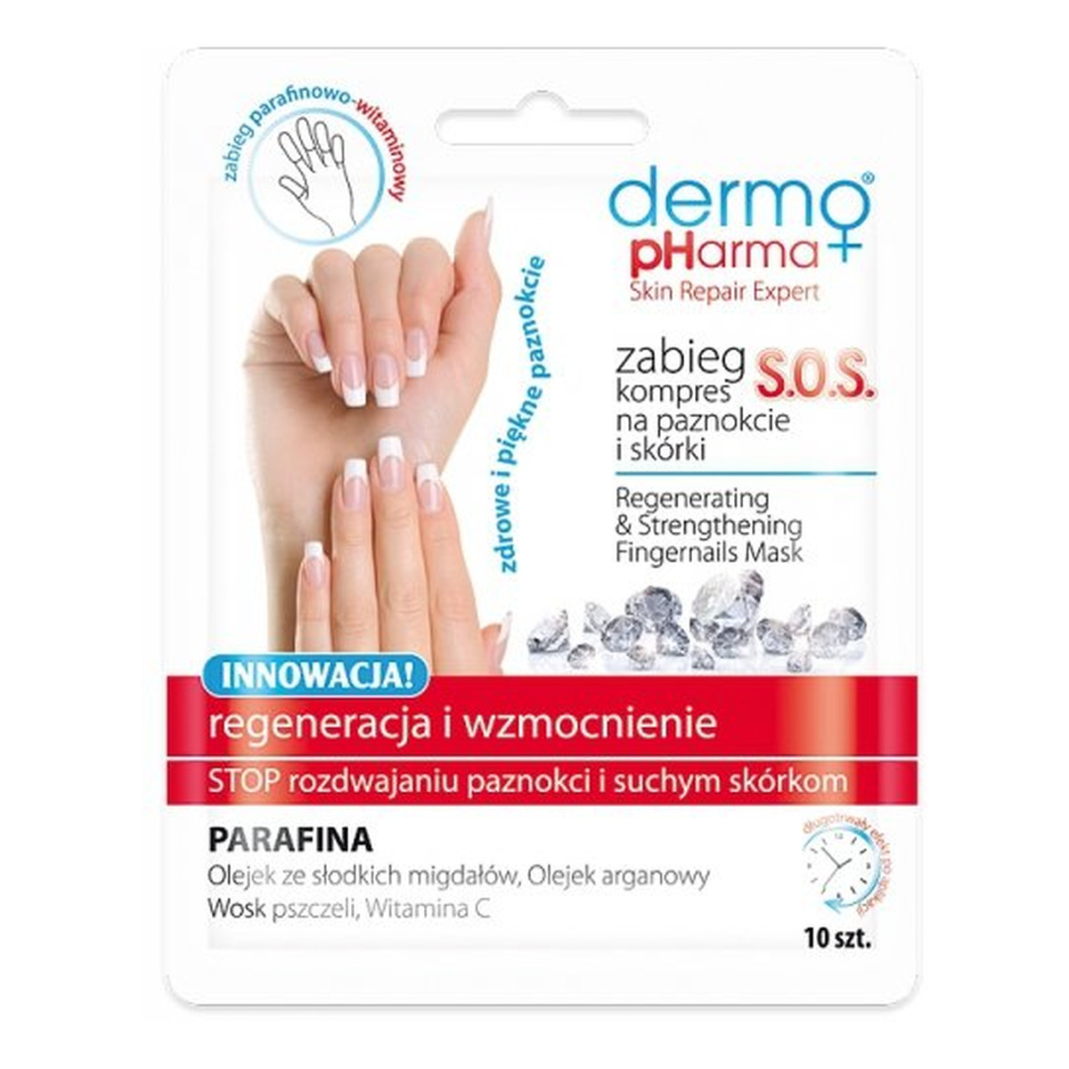 Dermo Pharma Zabieg Kompres S.O.S Na Paznokcie I Skórki Regeneracja Wzmocnienie