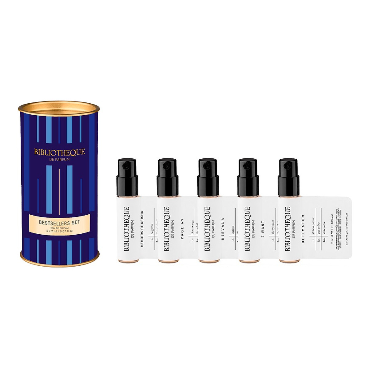 Bibliotheque de Parfum Bestsellers Zestaw wód perfumowanych 5x2ml 10ml