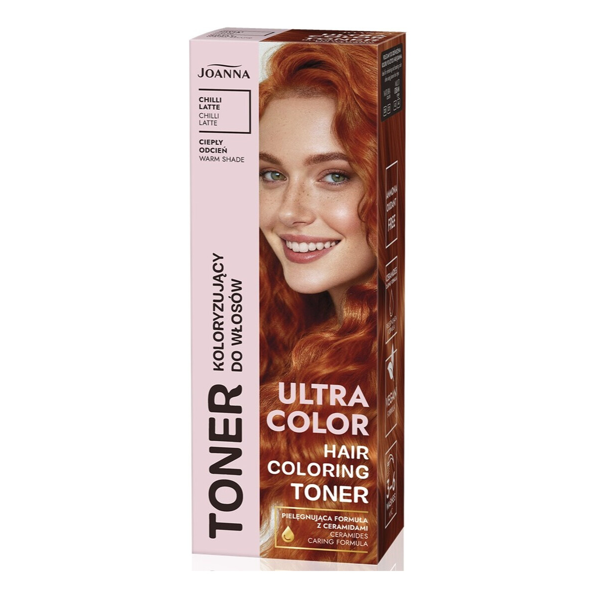 Joanna Ultra Color Toner do włosów Chilli Latte 100g