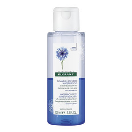 Waterproof eye make-up remover płyn do demakijażu wodoodpornego makijażu z chabrem