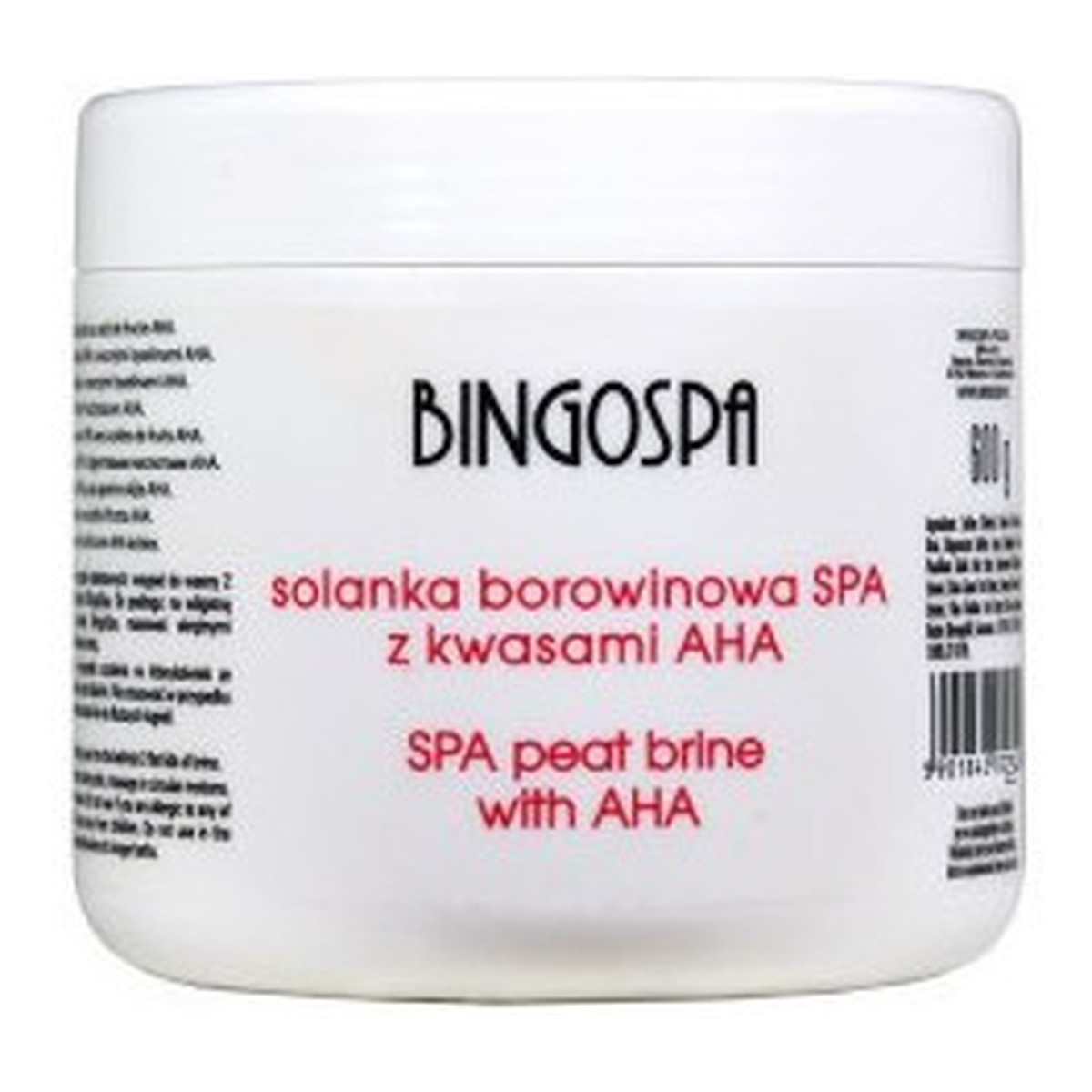 BingoSpa Solanka borowinowa z kwasami AHA   600g