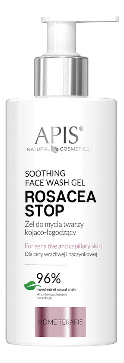 Zestaw świąteczny Rosacea-Stop Żel do mycia twarz kojąco-łagodzący 300ml + Couperose-Stop Tonik do cery naczynkowej 300ml