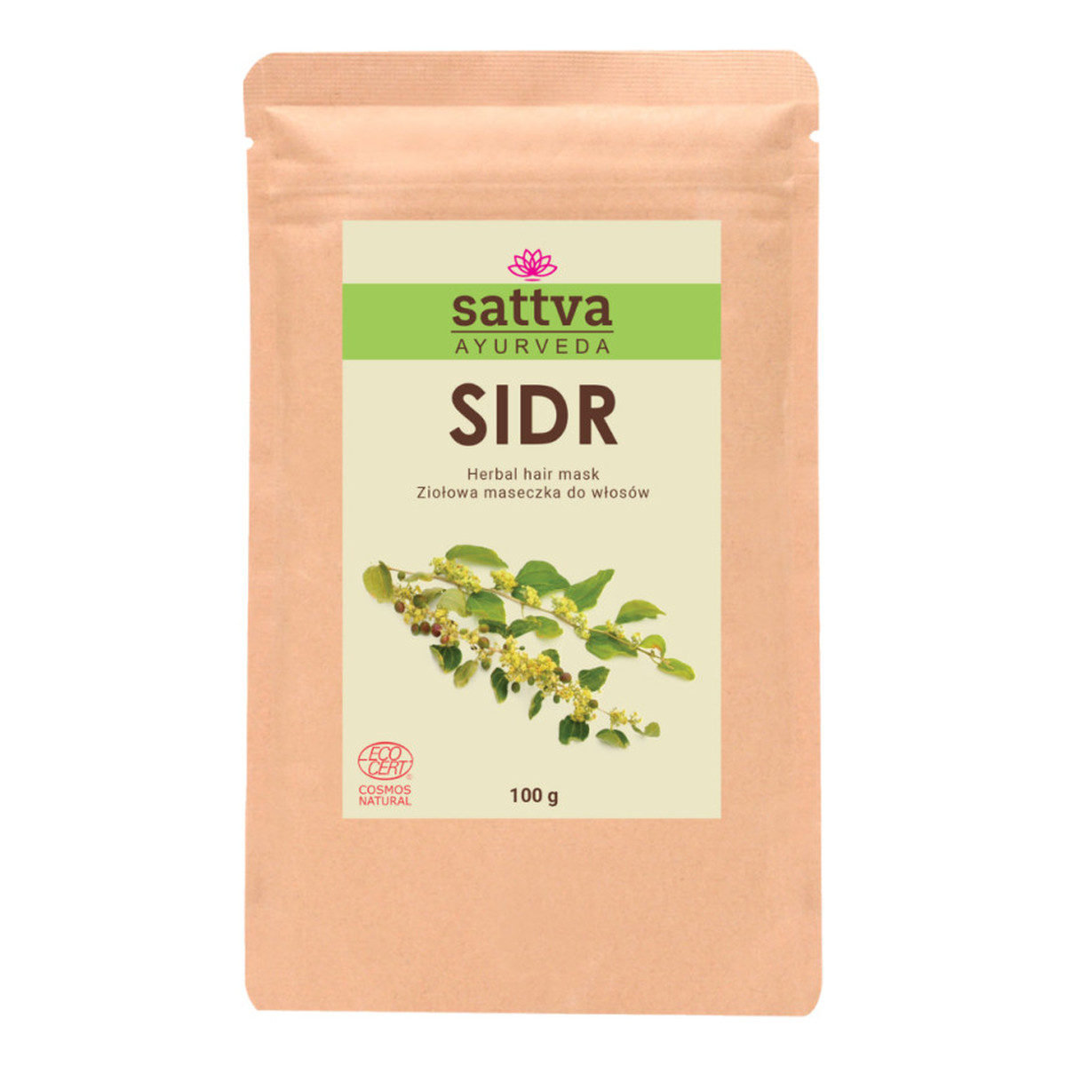 Sattva Ziołowa maseczka do włosów Sidr 100g