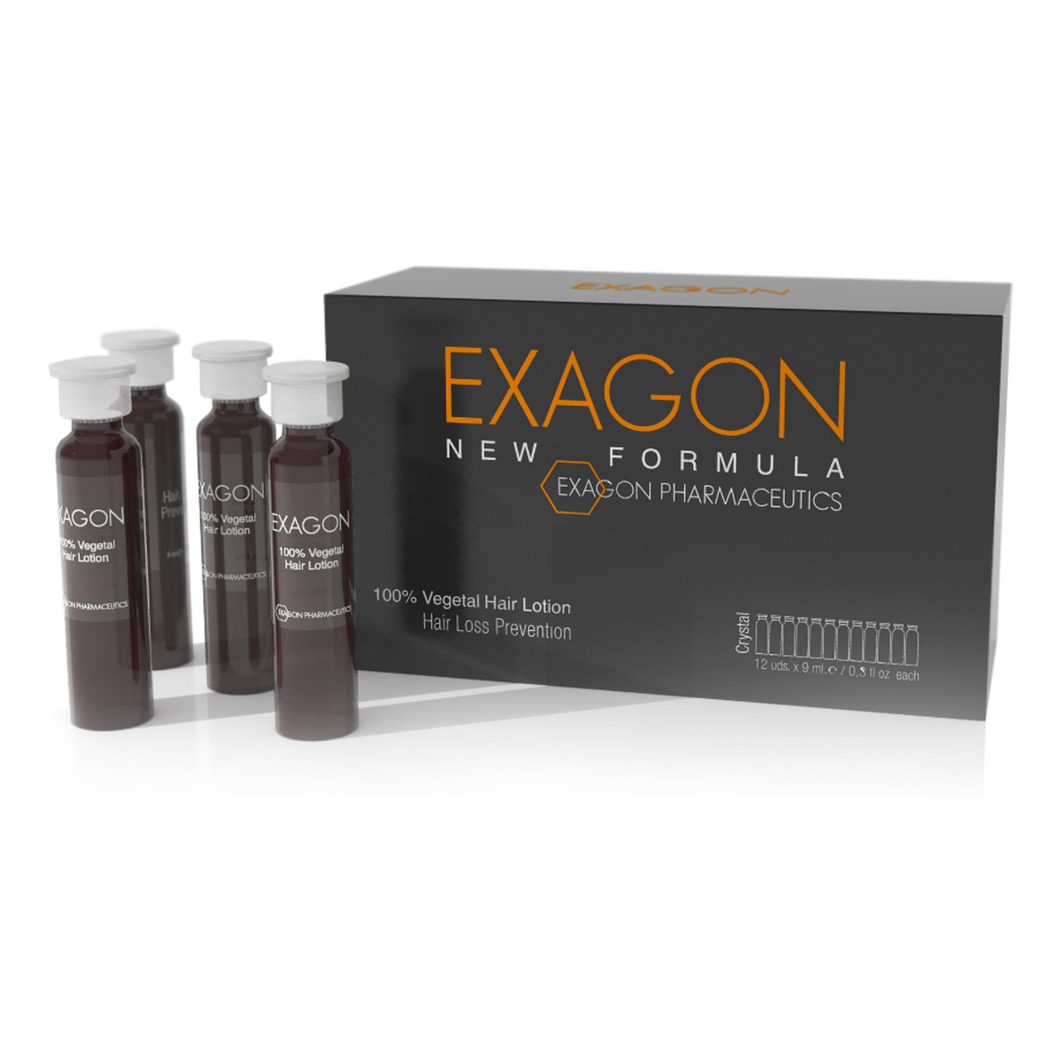 Exagon Pharmaceutics New Formula Serum Przeciw Wypadaniu Włosów w Ampułkach 108ml