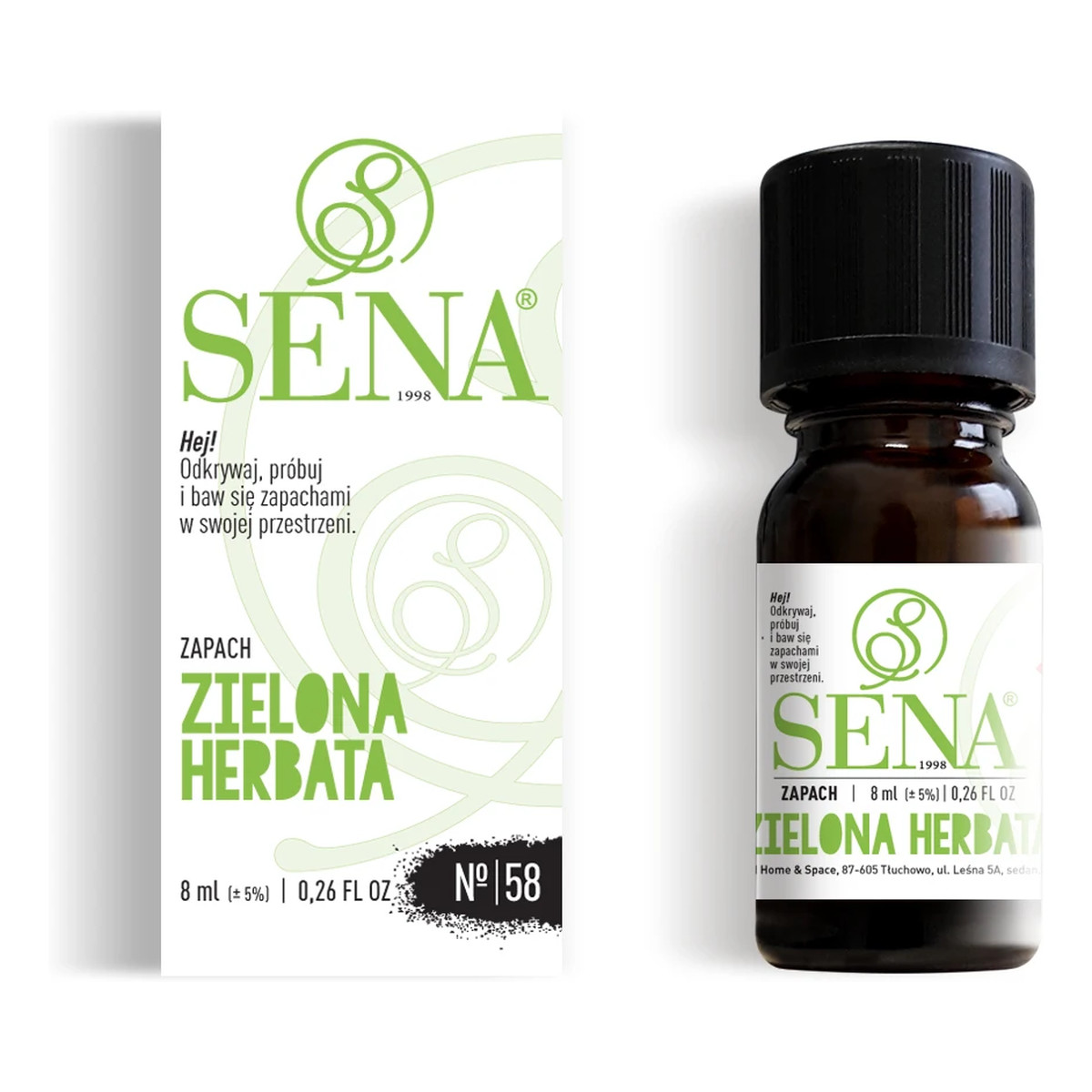 Sena Olejek zapachowy Zielona herbata 8ml