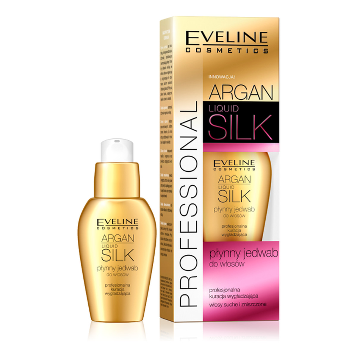 Eveline Argan Liquid Silk Płynny Jedwab Do Włosów 37ml