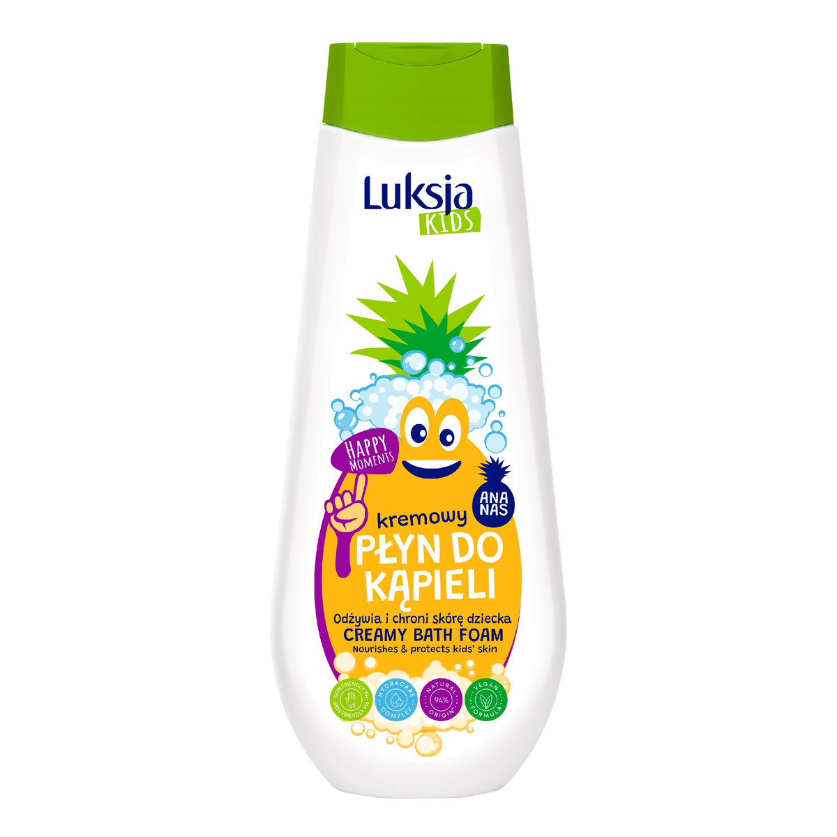 Luksja Kids Kremowy Płyn do kąpieli dla dzieci - Ananas 750ml