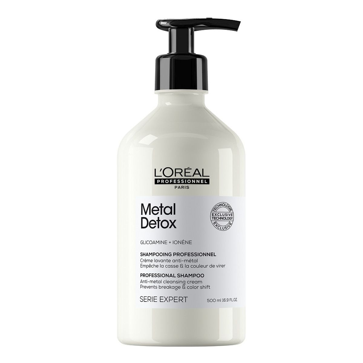 L'Oreal Paris Serie Expert Metal Detox Shampoo Szampon po koloryzacji oraz dekoloryzacji z glikoaminą 500ml