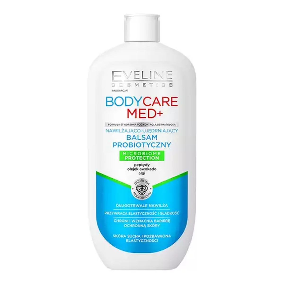 Eveline Body Care Med + Silnie Nawilżająco-Ujędrniający Balsam probiotyczny do skóry suchej i pozbawionej elastyczności 350ml