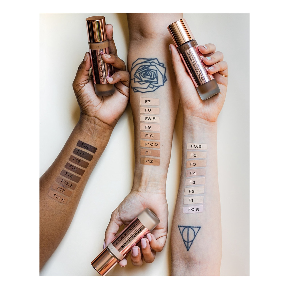 Makeup Revolution Conceal & Define Podkład Do Twarzy