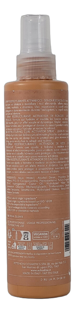 Aktywator skrętu do włosów kręconych i falowanych w sprayu