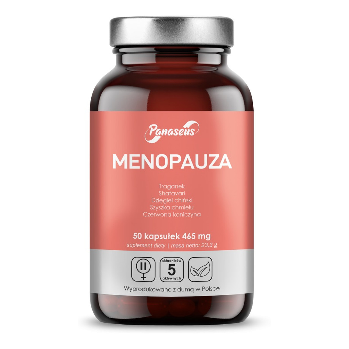 Panaseus Menopauza suplement diety 50 kapsułek