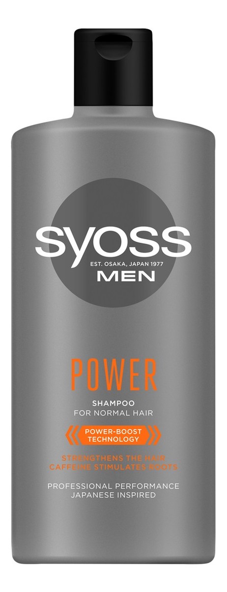 Men power shampoo szampon do włosów normalnych