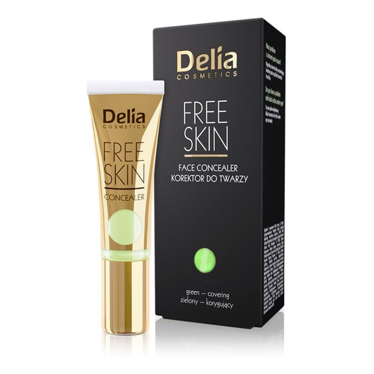 Delia Velvet Skin Mineral Korektor Zielony Korygująco Maskujący Do Cery Naczynkowej 10ml