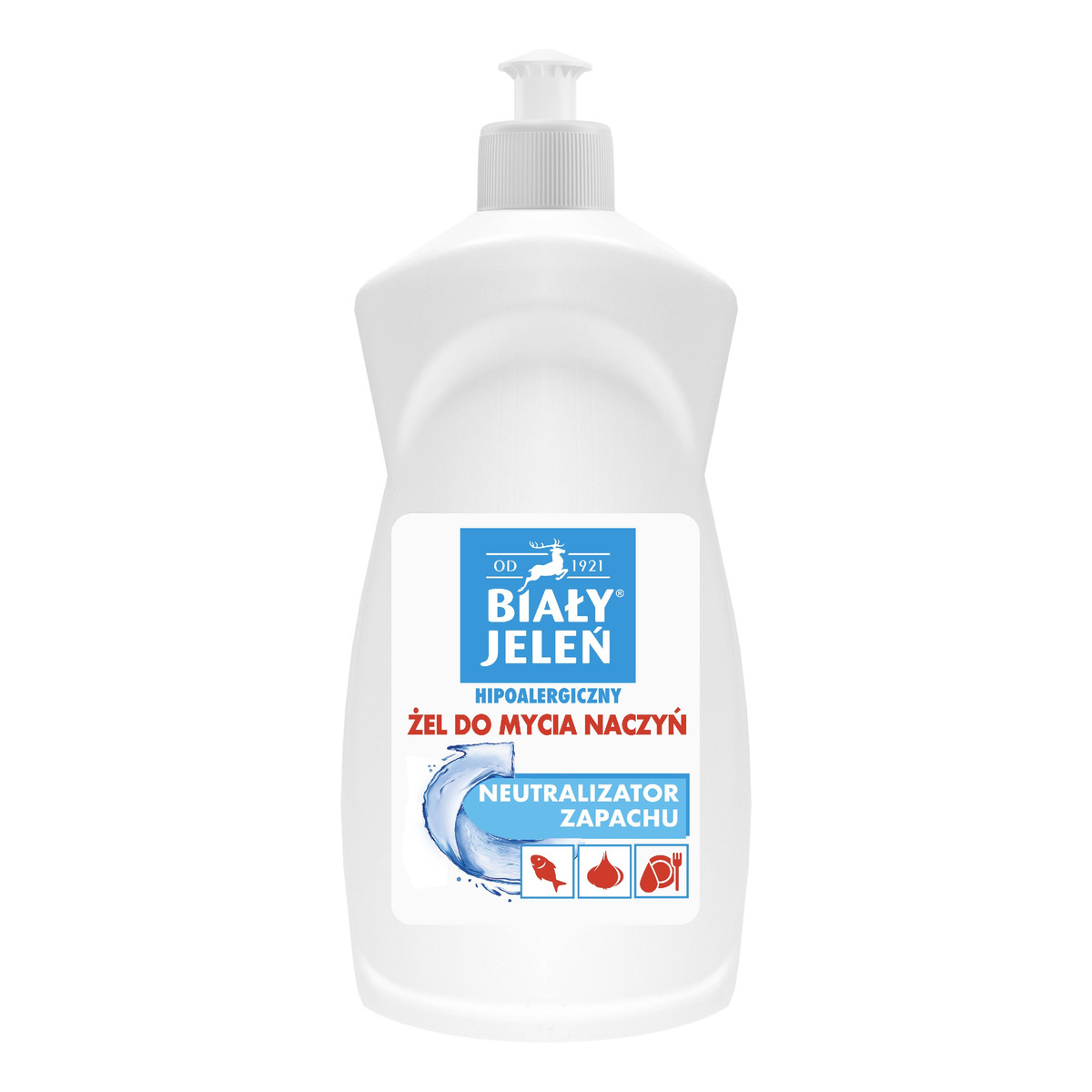 Biały Jeleń Żel do mycia naczyń hipoalergiczny Neutralizator zapachów 500ml
