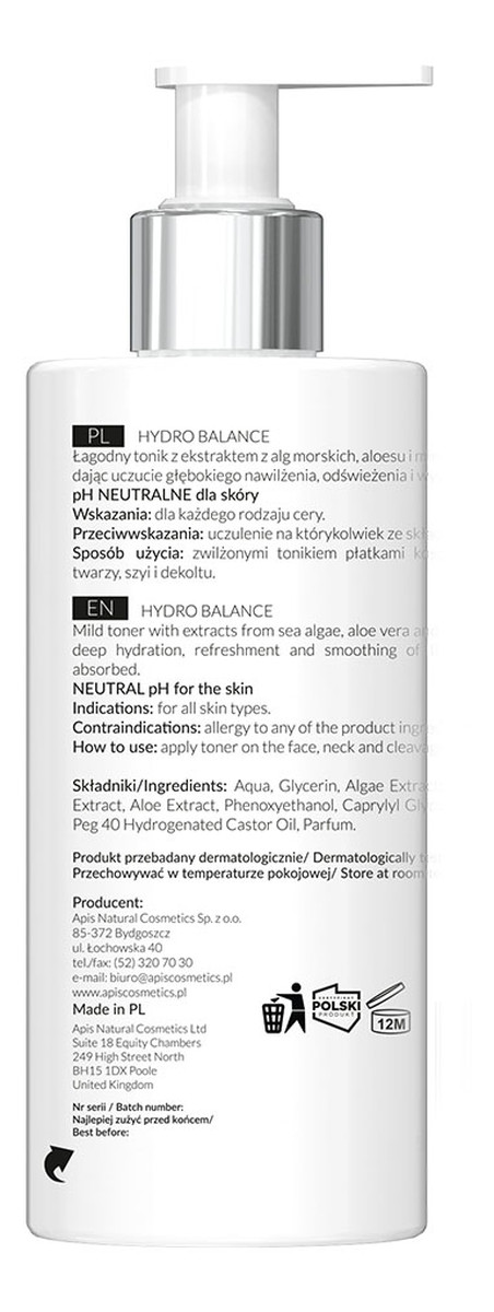 nawilżający tonik do twarzy